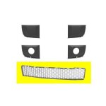 Calandre infrieure centrale dans pare - choc pour fiat 500 depuis 2007