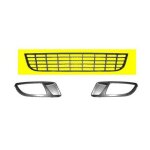 Calandre inf�rieure dans pare - choc avec anti - brouillard pour fiat bravo depuis 2007