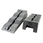 Cale de roue mise a niveau pour camping car ou caravane - 5 tonnes - gris
