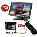 Cam?ra de recul 7 pouces moniteur lcd, 18 led ir nocturne vision cam?ra arri?re kit 20m c?ble 12v - 24v ... Cam?ra de recul 7 pouces moniteur lcd, 18 led ir nocturne vision cam?ra arri?re kit 20m c?ble 12v - 24v ...