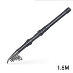 Canne a p�che t�lescopique de petite taille n66, portable, pour la mer, eau douce et sal�e