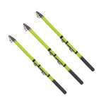 Canne a p�che t�lescopique rotative a la carpe volante, accessoire portable de voyage ultra l�ger de ...