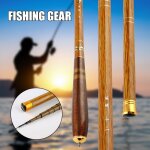 Canne a pche tlescopique de voyage de 1. 8 a 6. 3m, accessoire portable de mer et d'eau douce et sale ...
