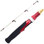 Canne a p�che portative de crevette poteau de p�che sur glace d'hiver mini cannes t�lescopiques pour ...