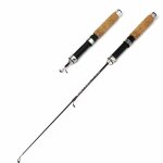Canne a p�che spinning et casting en 3 sections, 60cm, portable, pour l'hiver, p�che a la crevette, sur ...