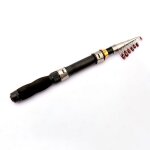 Canne a p�che spinning t�lescopique portable de 1. 0 a 1. 9m, accessoire l�ger en fiber de verre pour ...