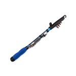 Canne a pche spinning tlescopique ultralgre en matriau grp, pche a la carpe, au brochet, en mer, ...