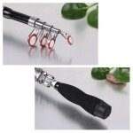 Canne a pche feeder tlescopique en fiber de carbone frp, 1m ? 2. 3m, pour carpe