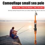 Canne a pche feeder ultralgre et rsistante de 1. 5m ou 1. 8m, accessoire de voyage tlescopique, ...