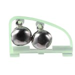 Canne a pche fluorescente etanche, clip de pointe de canne a pche, double cloche d'alarme, anneau d'alerte ...