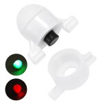 Canne a pche de nuit blanche intelligente avec capteur de mouvement, lumire led, morsure, appt, indicateur ...