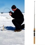 Canne a pêche de poche portable de 60cm en hiver sur glace, mini matériel de spinning et casting Canne a pêche de poche portable de 60cm en hiver sur glace, mini matériel de spinning et casting