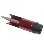 Canne a pêche portable en alliage d'aluminium, support de tige, support de trépied, creuser des vers ... Canne a pêche portable en alliage d'aluminium, support de tige, support de trépied, creuser des vers ...