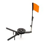 Canne a pche repliable et automatique en hiver, accessoire d'extrieur, avec bobine, drapeau marqueur ...