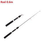 Canne a pêche repliable en forme de stylo, avec moulinet en métal, pour le sport en plein air Canne a pêche repliable en forme de stylo, avec moulinet en métal, pour le sport en plein air