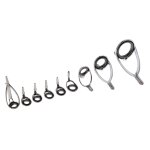 Canne a pêche spinning / casting, anneau oculaire / pointe de guidage, 9 pièces Canne a pêche spinning / casting, anneau oculaire / pointe de guidage, 9 pièces