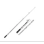 Canne a pche spinning tlescopique de 1. 2m, 1. 5m, 1. 7m, 1. 9m, 2. 1m, avec mini sige de voyage, ...