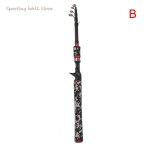 Canne a pche spinning tlescopique de 2021 a 1. 8m, accessoire de puissance adapt aux leurres de la ...