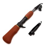 Canne a p�che spinning t�lescopique portable de 1. 6m, accessoire en fiber de carbone pour voyage en ...