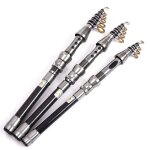 Canne a pche spinning tlescopique ultralgre, accessoire en fiber de carbone adapt a la carpe, au ...
