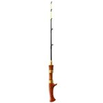 Canne a pche sur glace, manche en bois, pour rivire, crevettes, carpe, matriel d'hiver, portable, ...