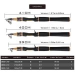 Canne a pêche télescopique pliable de 1. 8 / 2. 1 / 2. 4m, accessoire en fiber de carbone, adapté a l'eau ... Canne a pêche télescopique pliable de 1. 8 / 2. 1 / 2. 4m, accessoire en fiber de carbone, adapté a l'eau ...