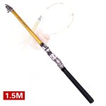 Canne a p�che t�lescopique portable en mer ou en eau douce, equipement professionnel, adapt� a l'eau ...