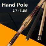 Canne a pche ultralgre de 2. 7 a 7. 2 m, accessoire tlescopique en fiber de carbone, casting, surfcasting ...
