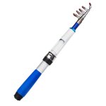 Canne a pche de voyage pour bar, truite, eau sale, eau douce, avec poigne confortable