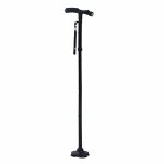Canne de randonnée ultralégère pliable pour personnes agées, avec guidon en t réglable Canne de randonnée ultralégère pliable pour personnes agées, avec guidon en t réglable