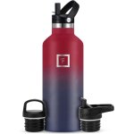 Cantine d'hydratation pour camping et randonne ¿ 7, 9 l / 950 ml avec 3 couvercles ¿ bouteille d'eau ...