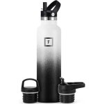 Cantine d'hydratation pour camping et randonne ¿ 7, 9 l / 950 ml avec 3 couvercles ¿ bouteille d'eau ...