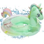 Cap - boue bb, licorne boue de natation avec sige, anneau de natation gonflable, enfant bague de ...