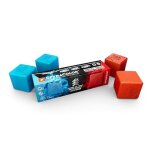Capsules de colorant a l'eau spyracolor bleues et rouges