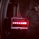 Capteur intelligent de v�lo de montagne, 14 led, signal de roue chaude, rayons de pneu, lumi�re 30 changement, ...