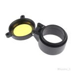 Capuchon d'oculaire d'objectif couvercle r�sistant poussi�re pour les longues - vues t�lescopes monoculaires ...