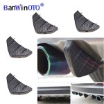 Carbon fiber color diffuseur de lvre de pare - chocs arrire de voiture universel modifi spoiler protection ...