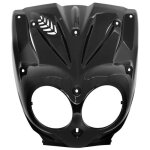 Carenage - tablier av scoot adaptable mbk 50 stunt - yamaha 50 slider noir brillant - partie otique - ...