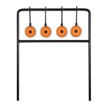 Carillons eoliens, cible de tir, mtal, rinitialisation automatique, rotation, chasse en plein air, ...