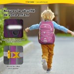 Cartable fille garcon primaire 12 - 18l sac a dos enfant avec sangle de poitrine lger sac a dos maternelle ...