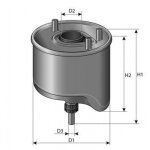 Cartouche de filtration diesel - citroen c4 picasso 1. 6 hdi 115 a part. 02 / 2013