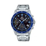 Casio montre edifice gris et bleu homme Casio montre edifice gris et bleu homme