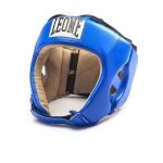 Casque de boxe leone contest - bleu - s