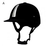 Casque de cheval noir de haute qualit�, facile a nettoyer, casquette d'equitation respirante pour l'entra�neme ...