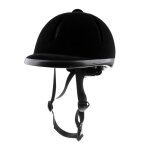 Casque d'quitation confortable pour jeunes enfants, texture velours, rglable, 48 - 54cm, equipement ...