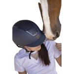 Casque equitation equith�me airy - bleu / bleu brillant - taille 59 / 61
