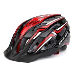 Casque d'quitation de vlo de montagne avec feu arrire intgr moul, casques de protection de cyclisme, ...