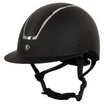 Casque d'�quitation visi�re polo br equitation omega painted 55 / 57 mixte noir