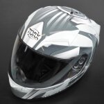 Casque int�gral torx pour deux roues torx taille xs billy 2 57 white grey / 53 - 54 neuf