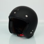 Casque jet gasoline cafe racer s250 noir mat pour moto taille s 55 - 56cm neuf Casque jet gasoline cafe racer s250 noir mat pour moto taille s 55 - 56cm neuf
